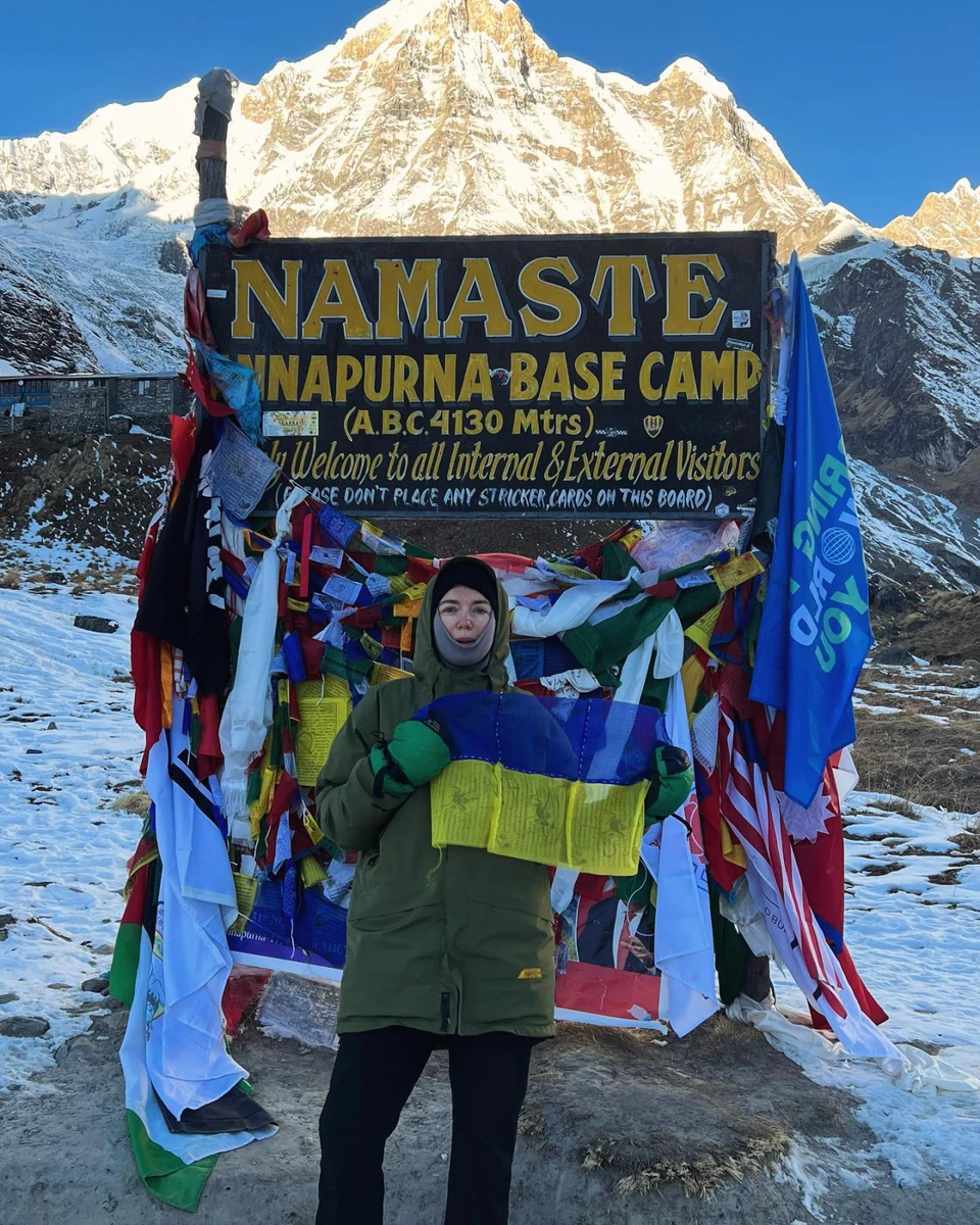 Літковська у день народження показала побут в Гімалаях