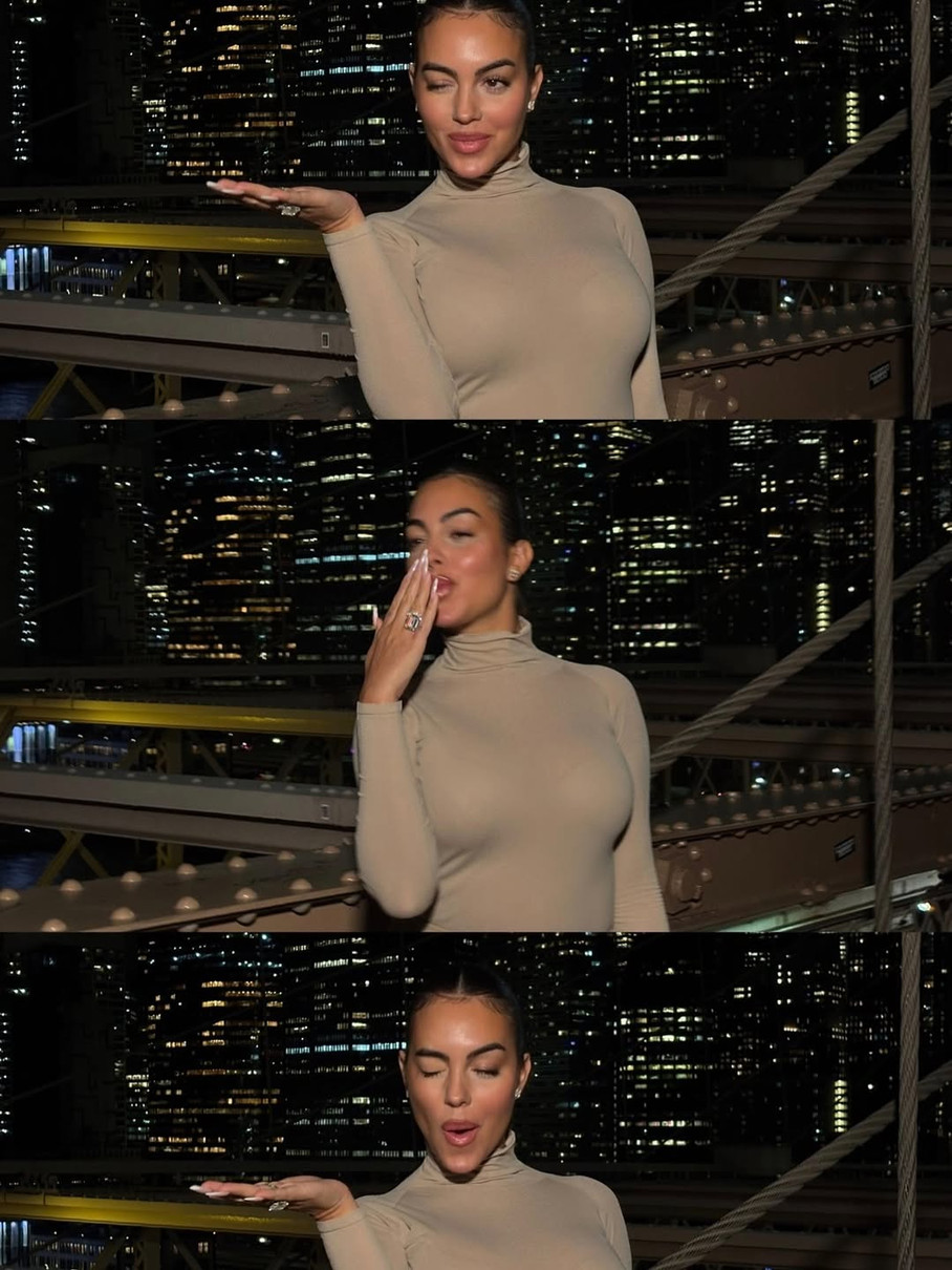 Наречена Роналду в стильному луці наробила грайливих фото в Нью-Йорку