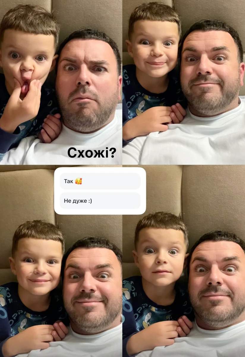 Григорій Решетнік насмішив селфі з синами