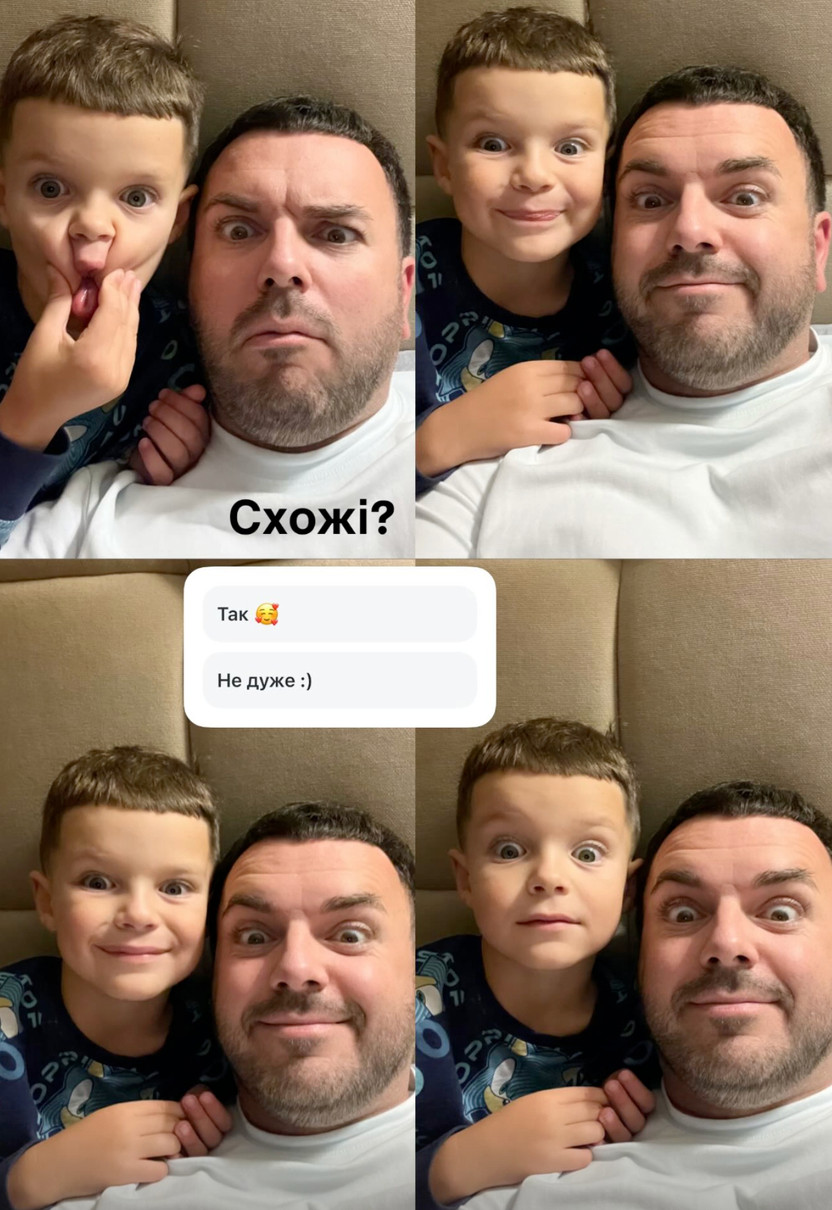 Григорій Решетнік насмішив селфі з синами