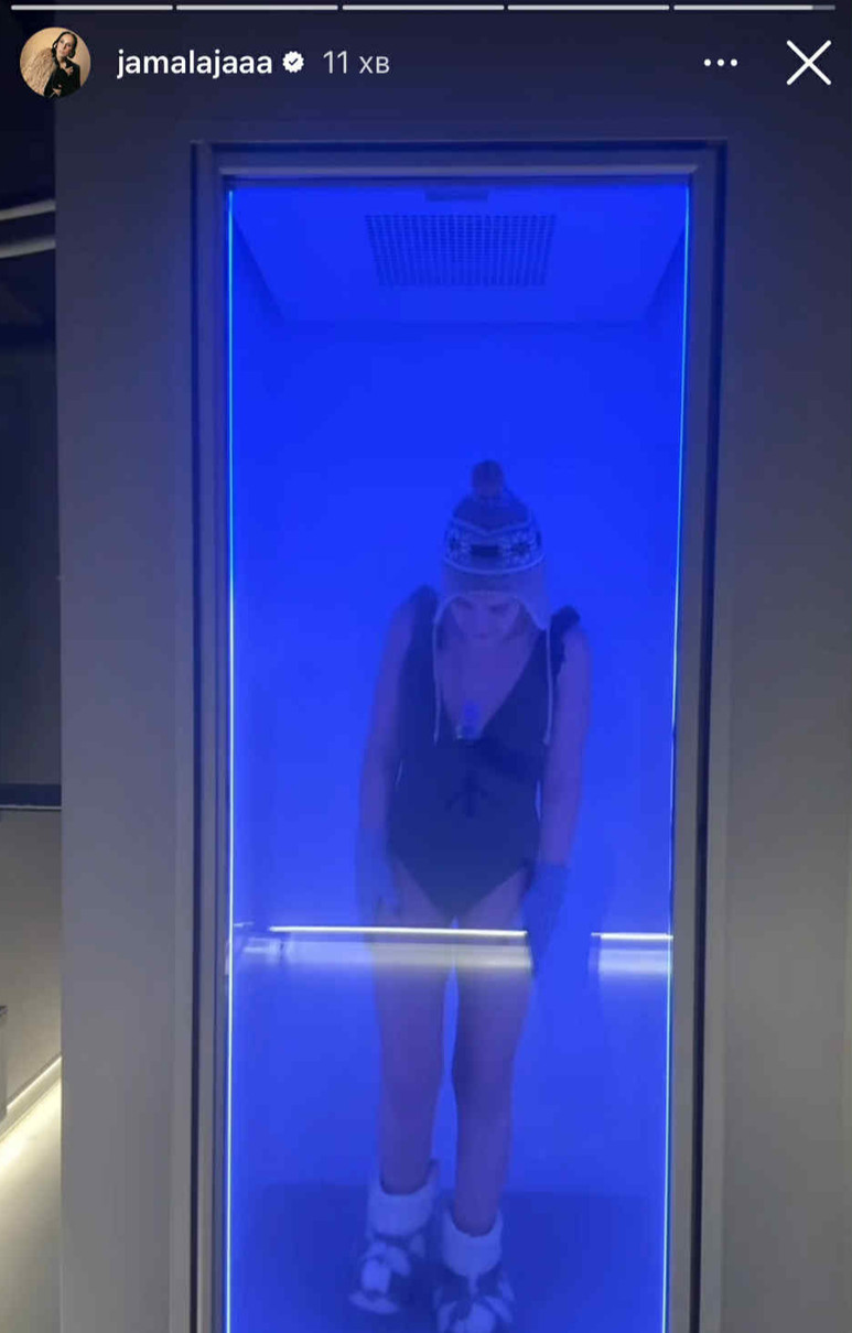 Джамала показалася у камері при температурі -85 градусів