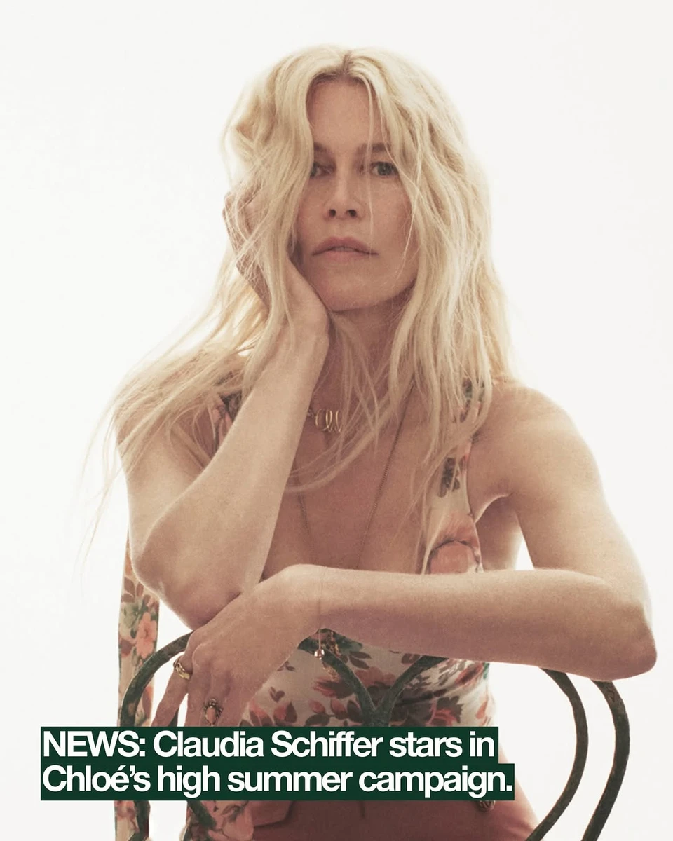 Клаудія Шиффер ефектно попозувала для бренду
