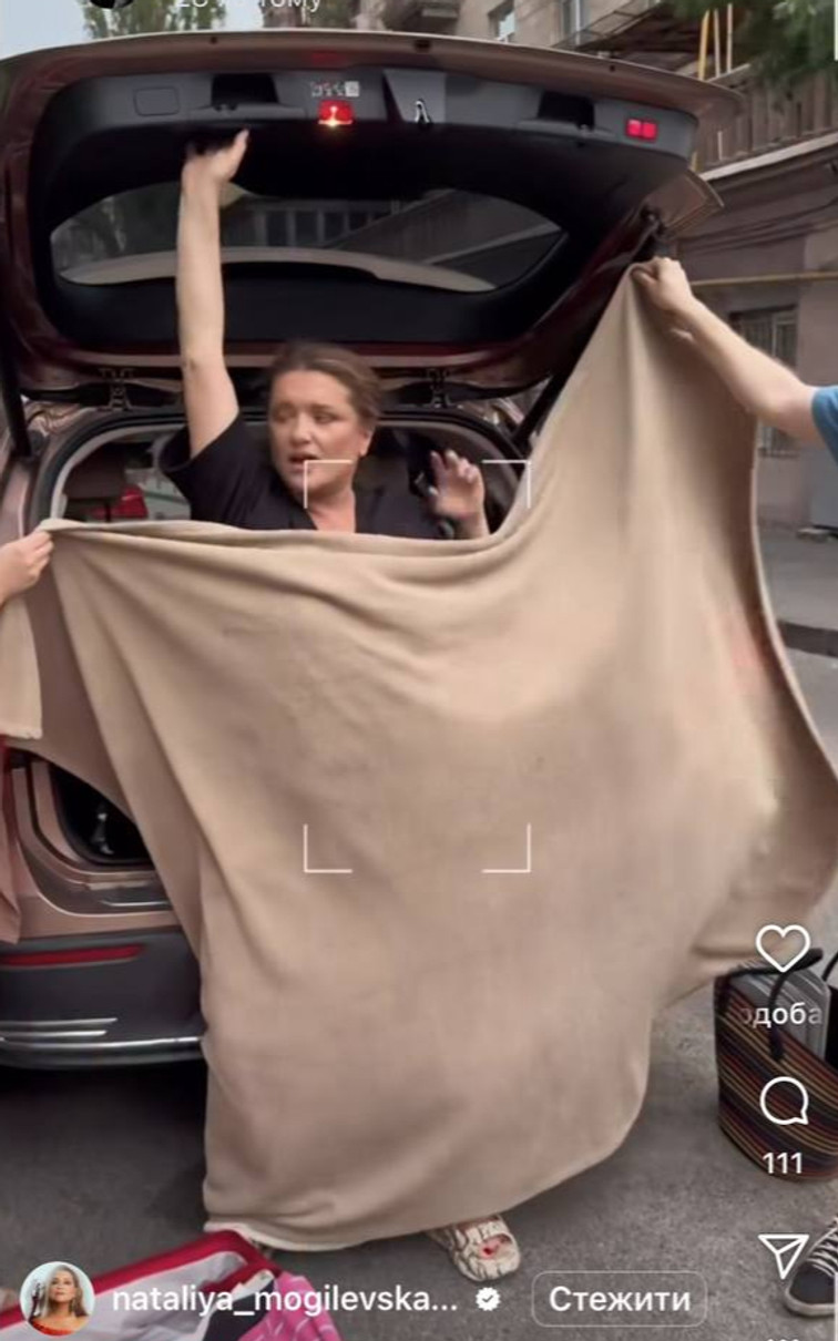 Наталя Могилевська показала залаштунки зйомки