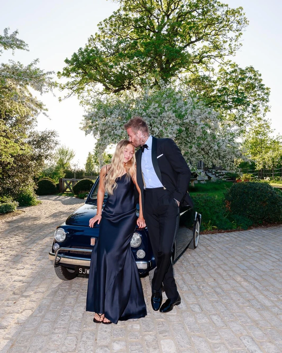 Девід Бекхем показав милий момент з дочкою