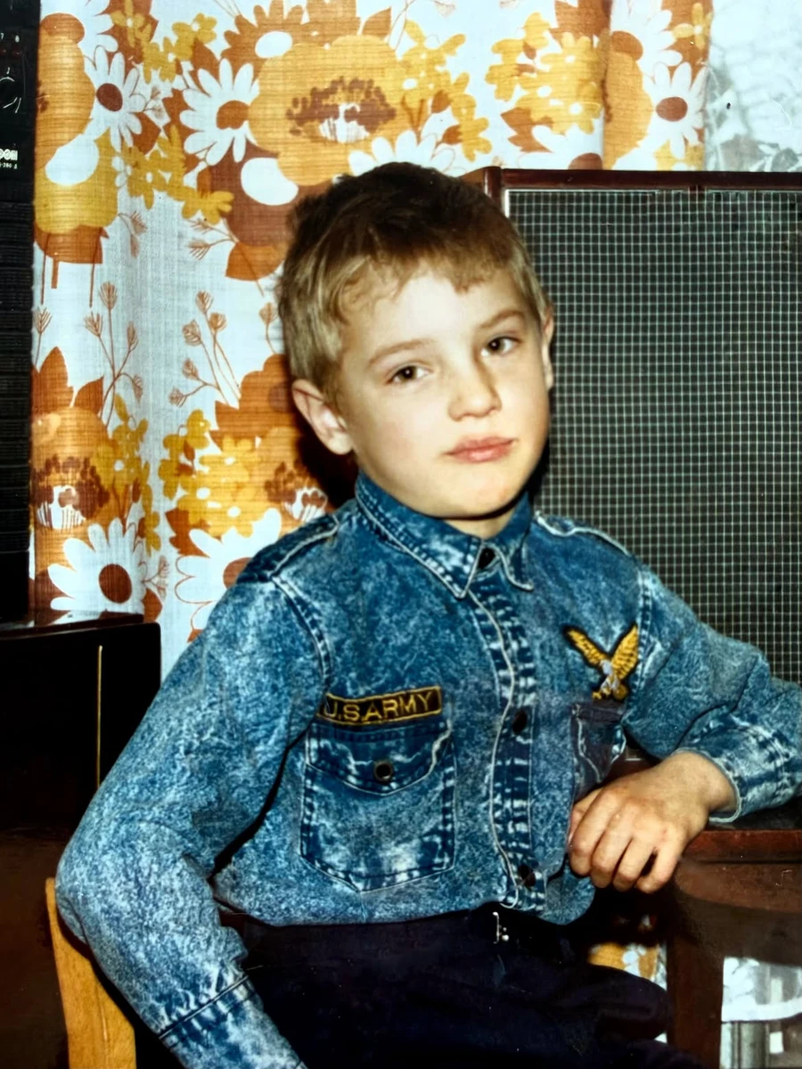 Вадим Олійник у дитинстві