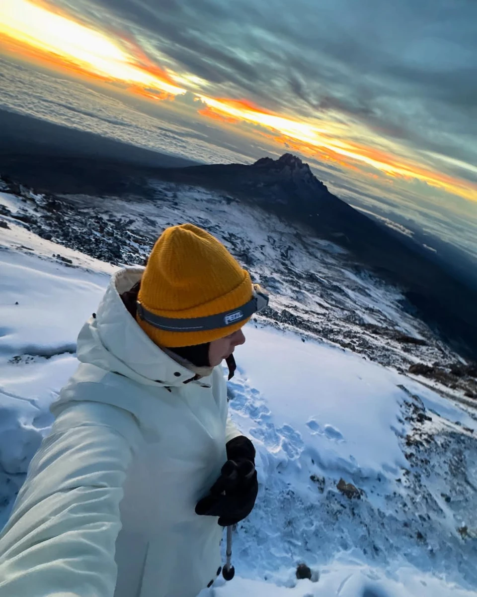Анна Неплях розповіла, як пройшов підйом на високу гору