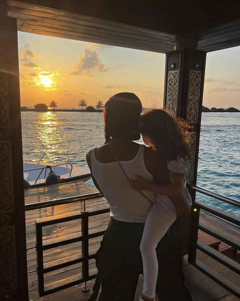 Кемпбелл з дочкою