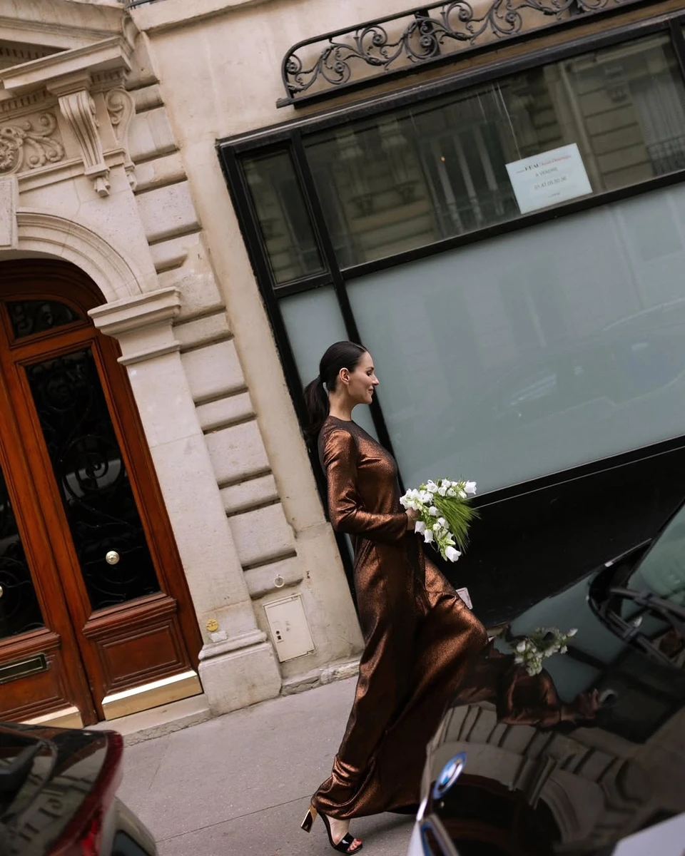 Єфросиніна в сукні українського бренду