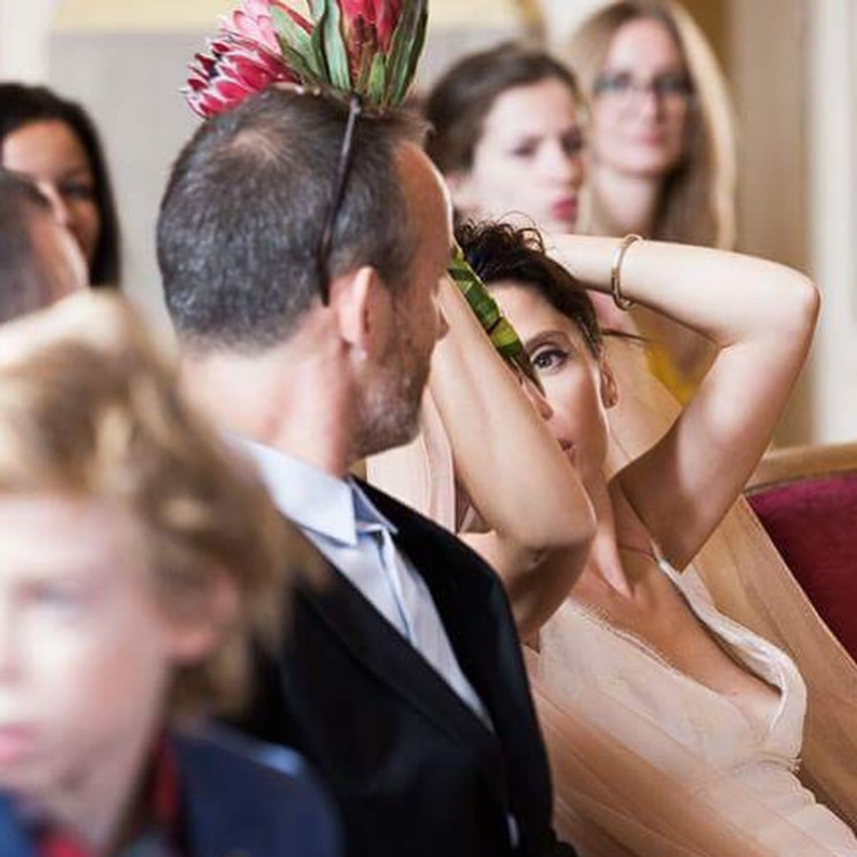 Ірена Карпа привітала чоловіка-француза з річницею