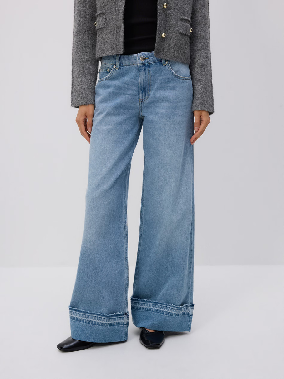 Джинси з підворотом