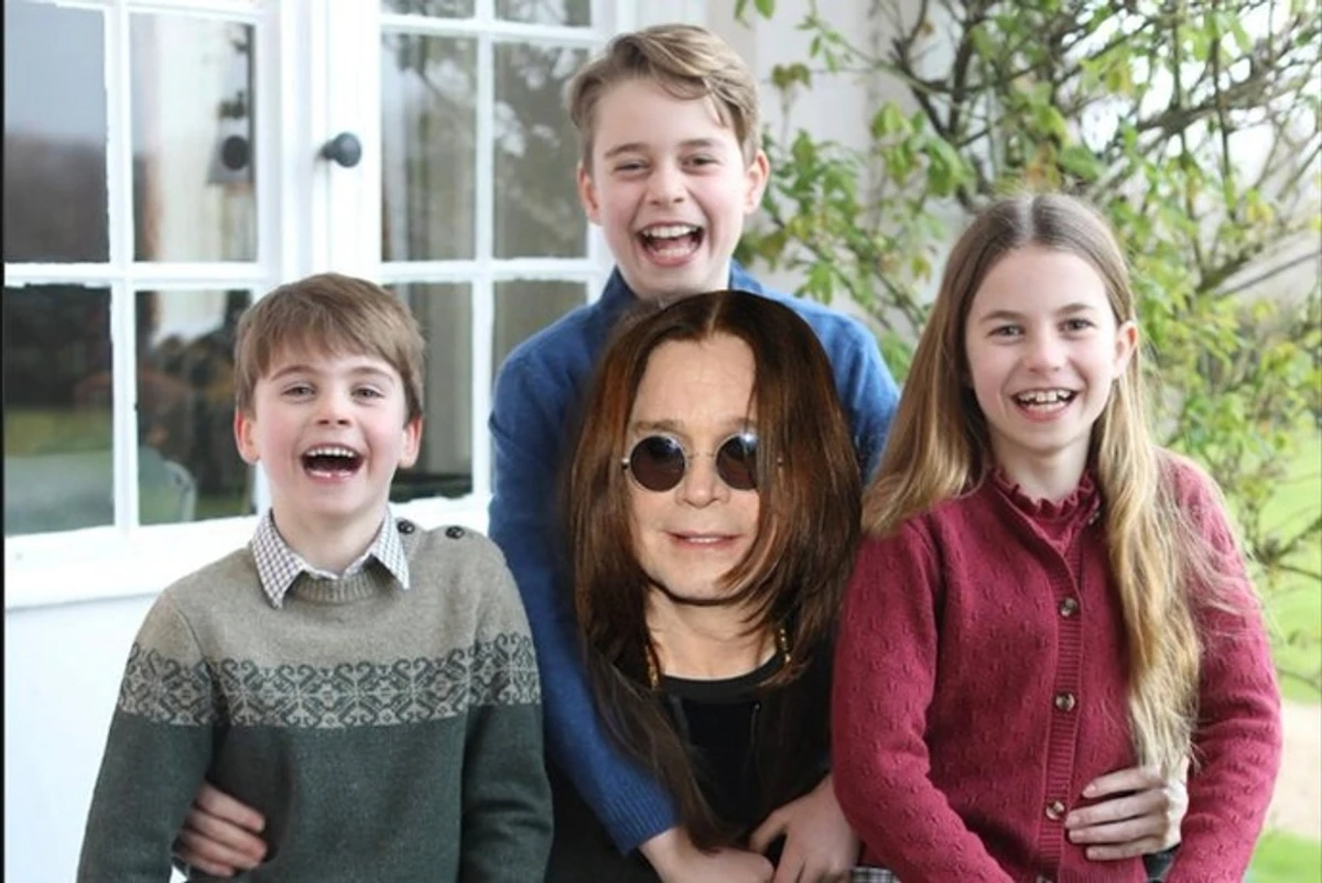 Для Оззі Озборна теж знайшлося місце на сімейній світлині