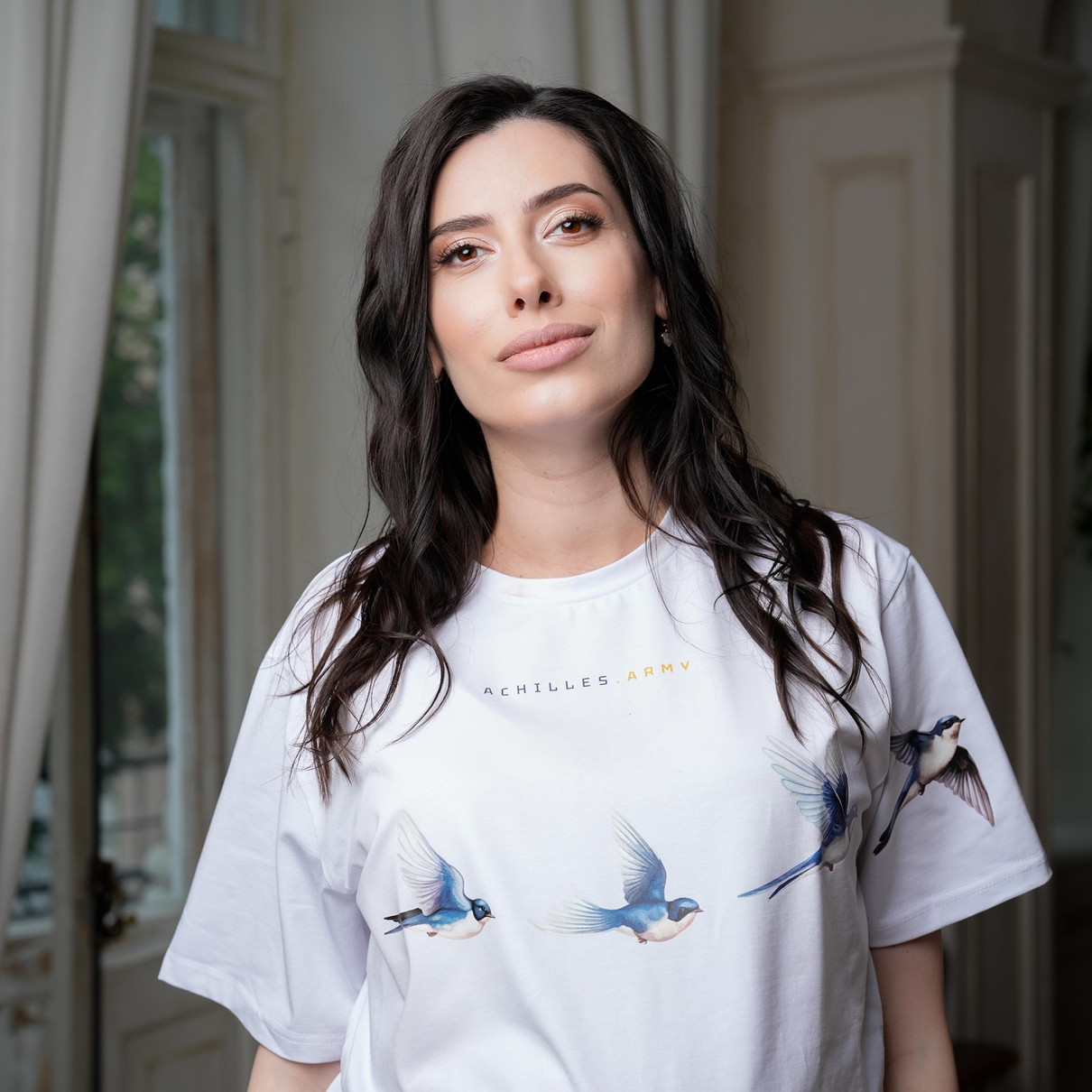 Mezentseva gave birth to a son