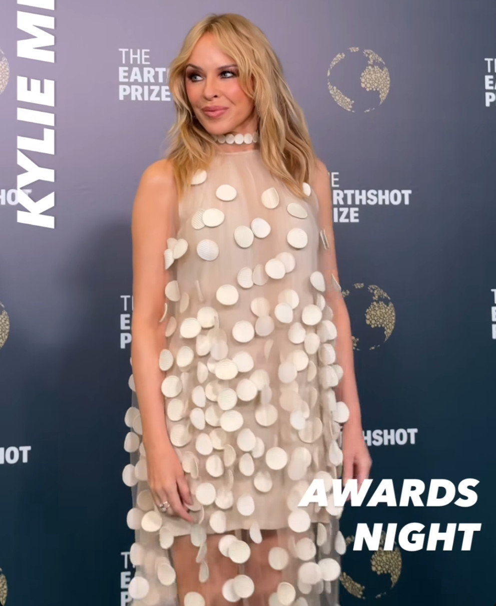 Кайлі Міноуг у міні з тюлю показалася на премії принца Вільяма