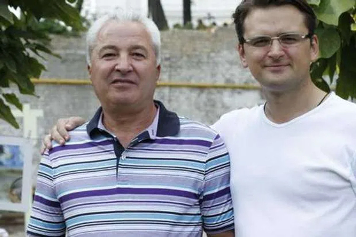 Дмитро Кулеба з батьком Іваном Кулебою