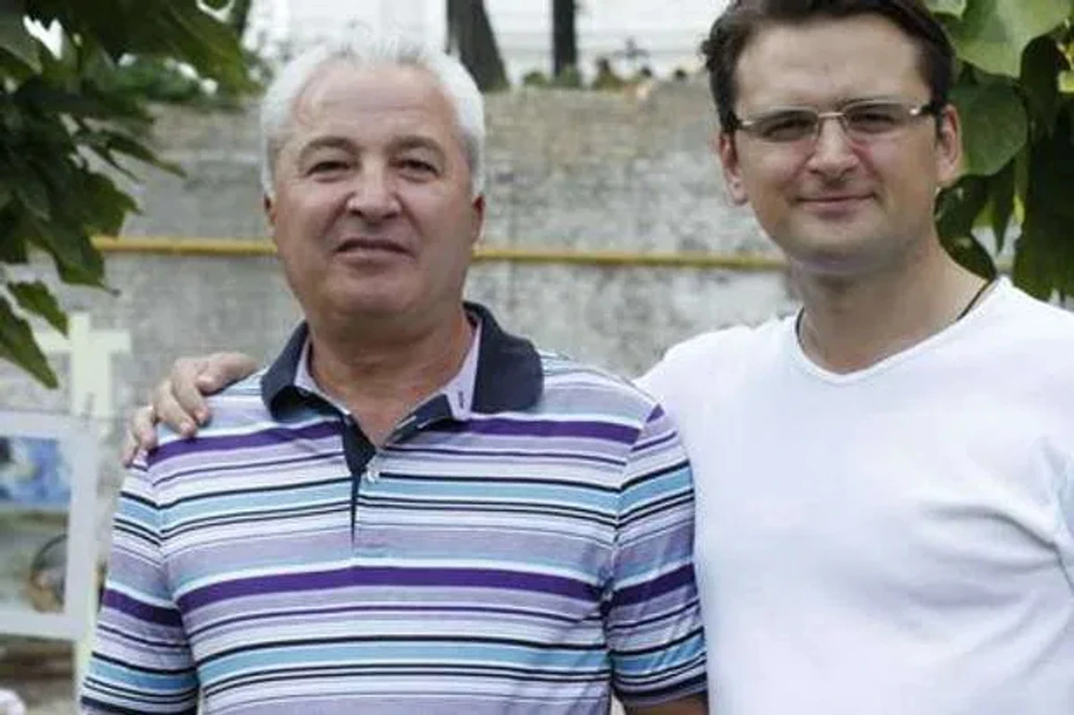 Дмитро Кулеба з батьком Іваном Кулебою