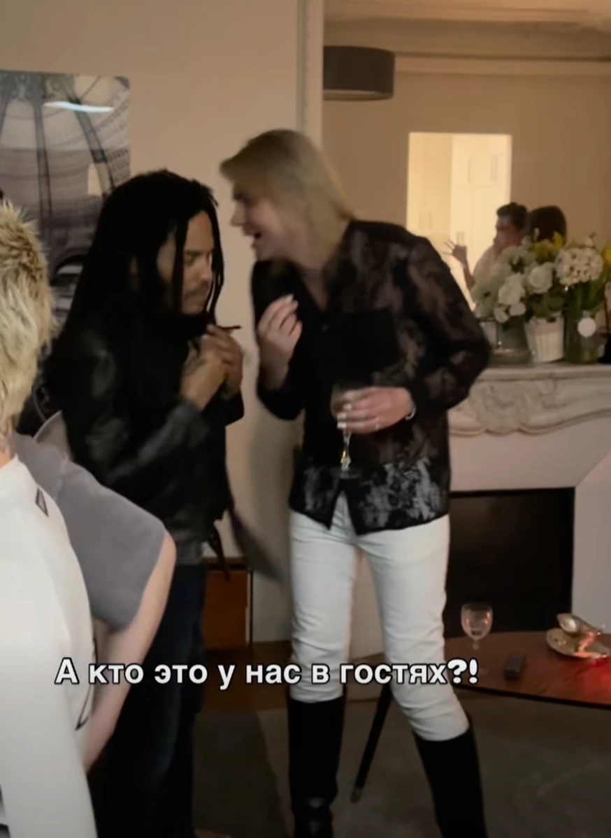 Ленні Кравіц поспілкувався з росіянином на вечірці