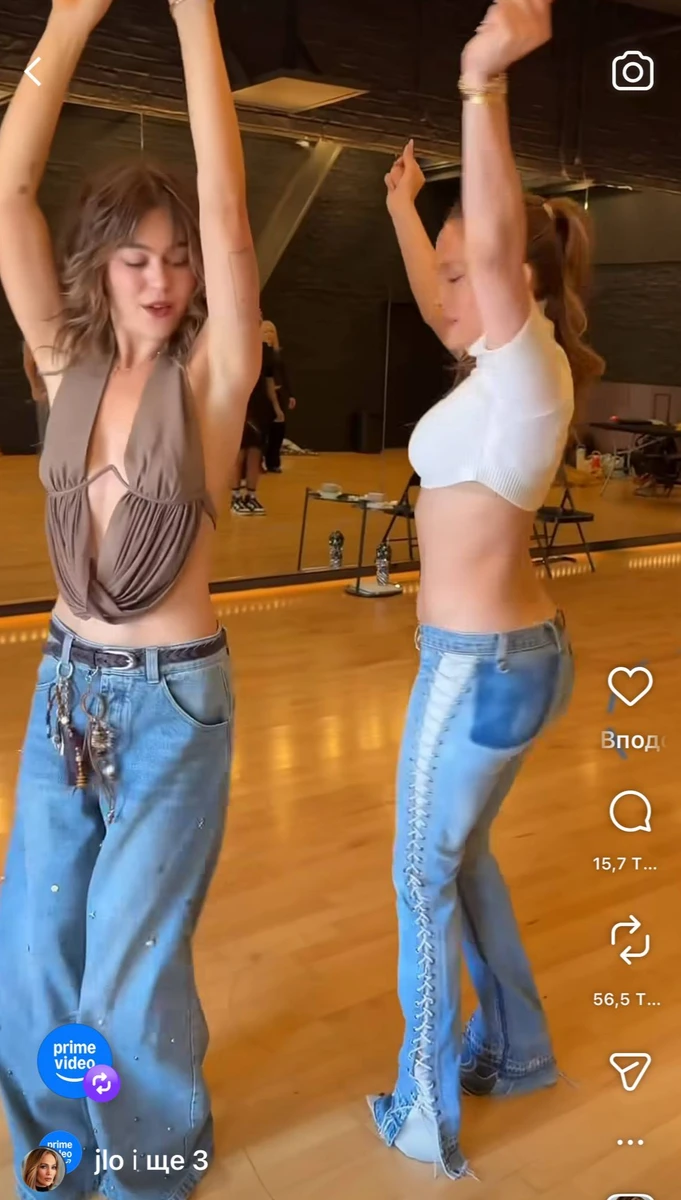 Дженніфер Лопес станцювала з акторкою популярного серіалу