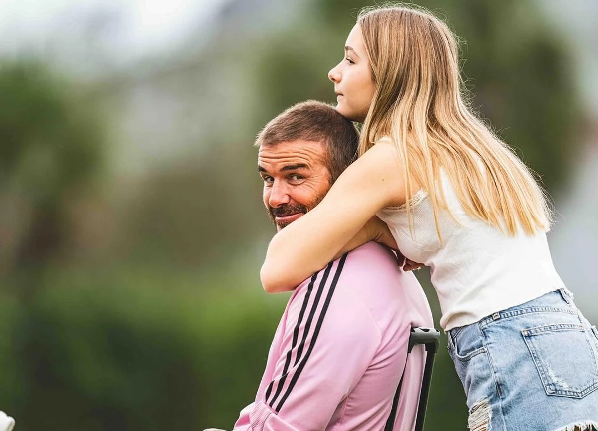 Херпер відсвяткувала своє 12-річчя у липні цього року. Вікторія ніжно вітала доньку з днем народження