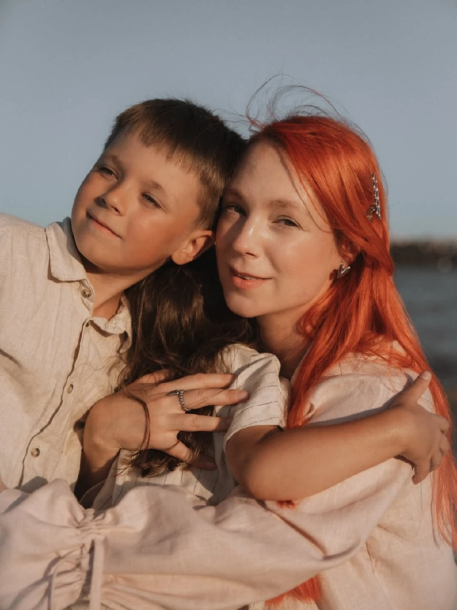 Тарабарова з сином