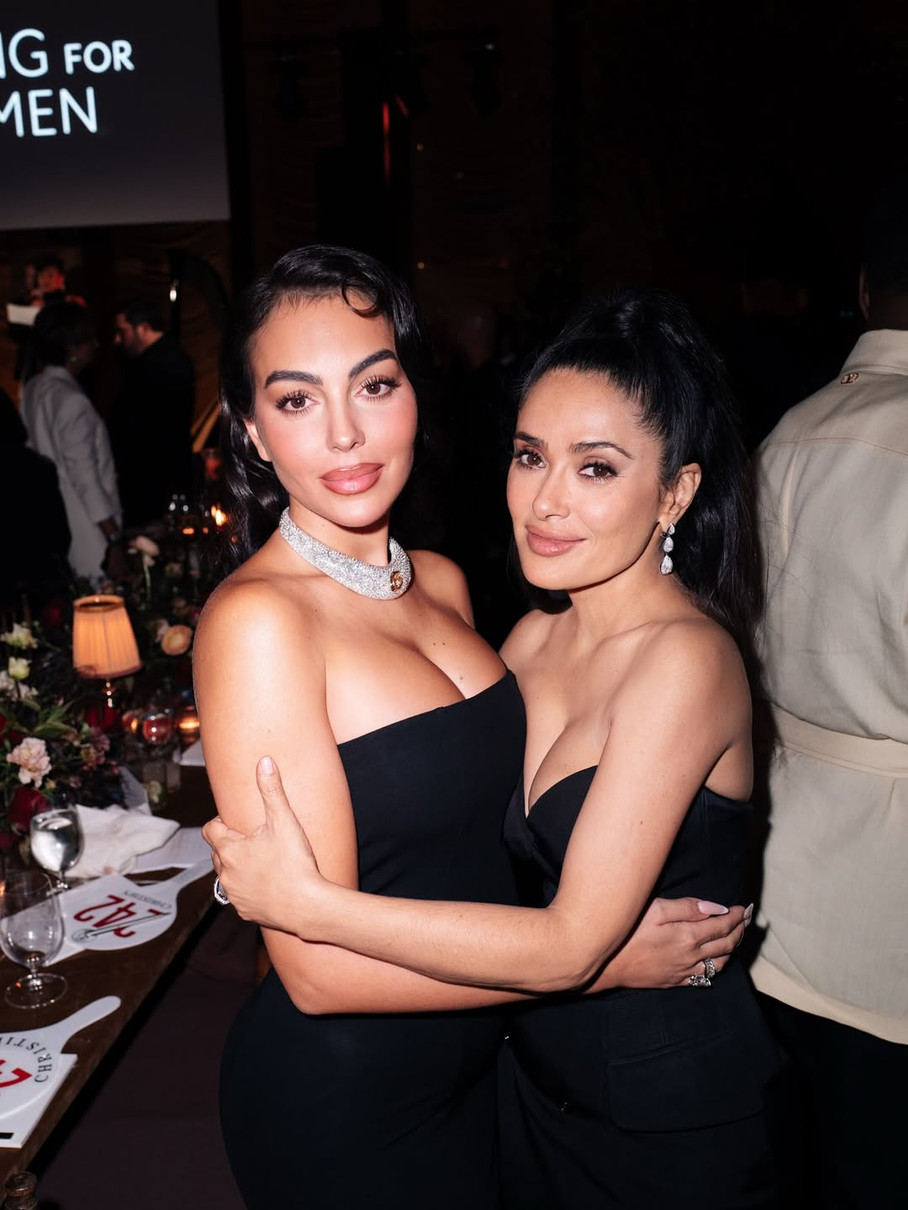 Джорджина Родрігес та Сальма Хаєк на вечірці у Нью-Йорку