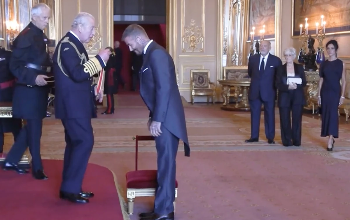 Девід Бекхем став сером і отримав лицарське звання