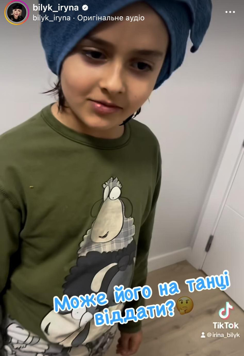 Хлопець дуже схожий на тата