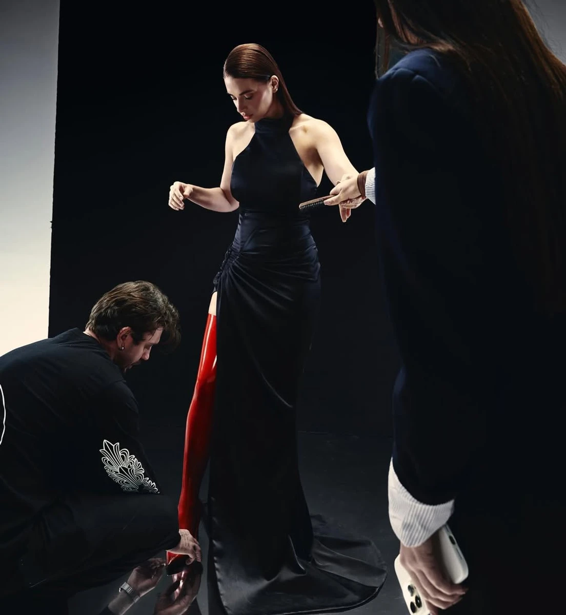 Дружина Усика у максі й латексних підборах знялася для фото