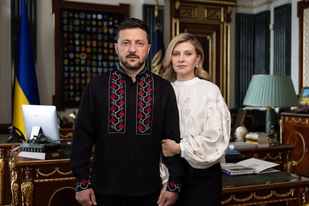 Володимир Зеленський з дружиною