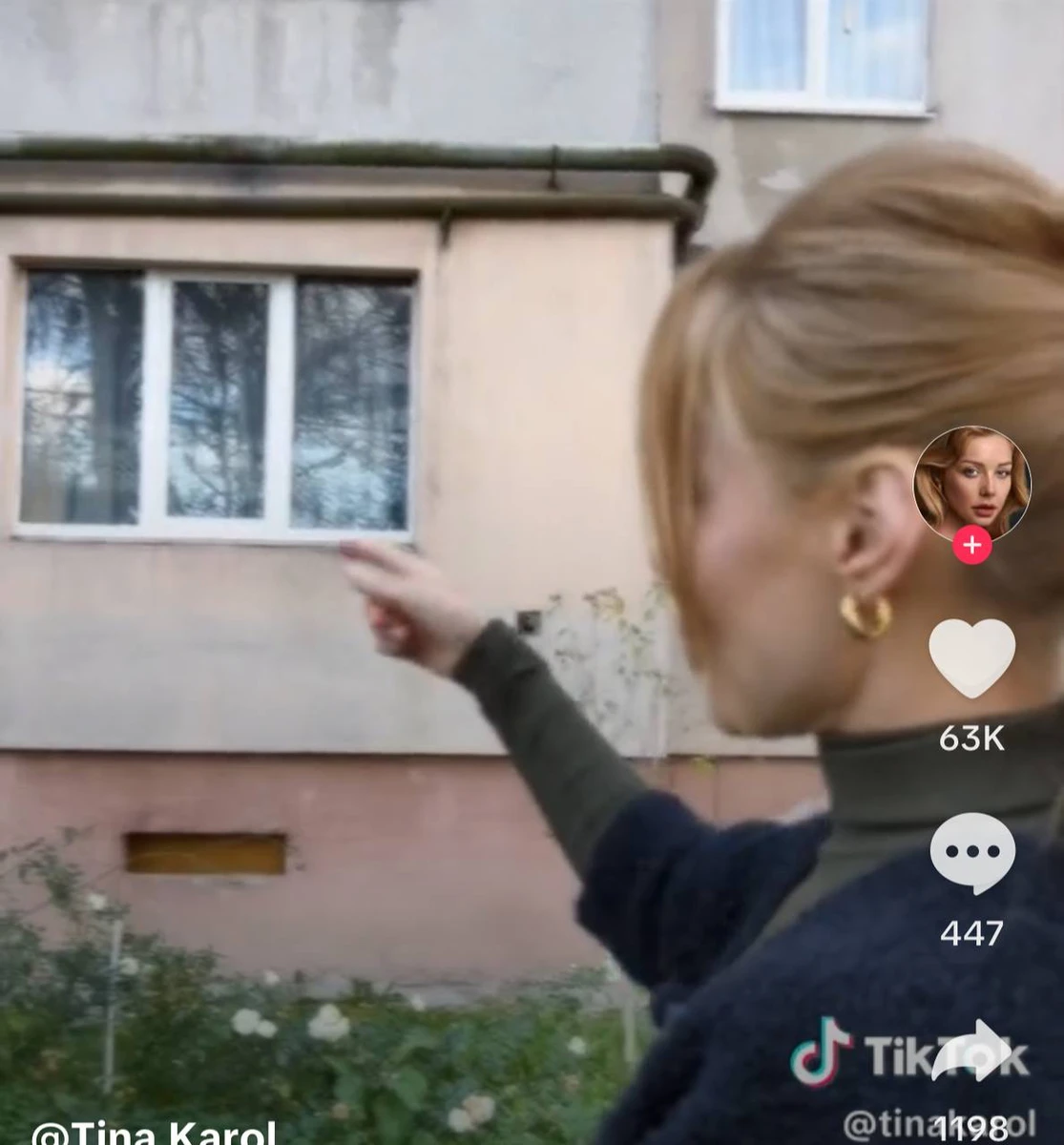 А це будинок, де жила Тіна в шкільні роки