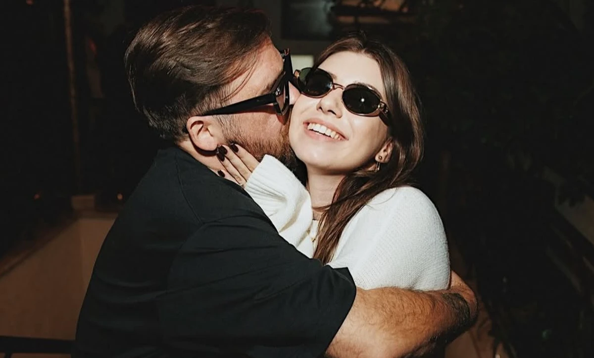 Сергій Танчинець зі своєю коханою Юліанною