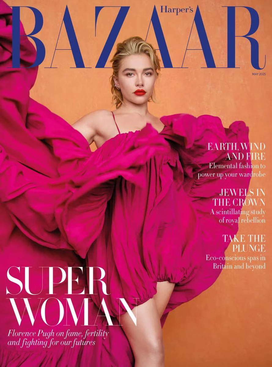 Флоренс П'ю у яскравому луці знялася для обкладинки