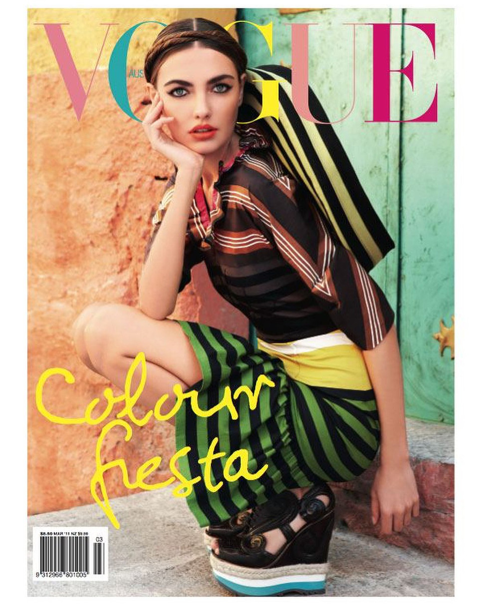 Аліна Байкова на обкладинці мексиканського Vogue