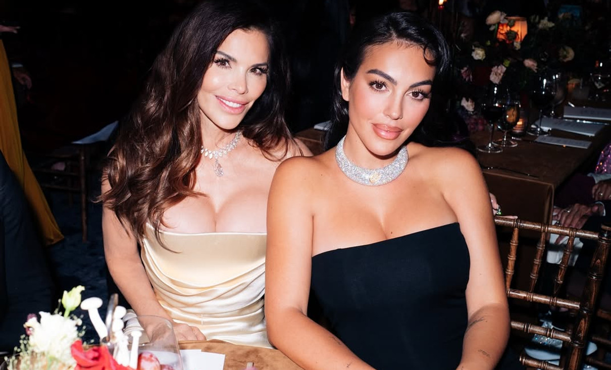 Джорджина Родрігес та Лорен Санчес на благодійній вечері