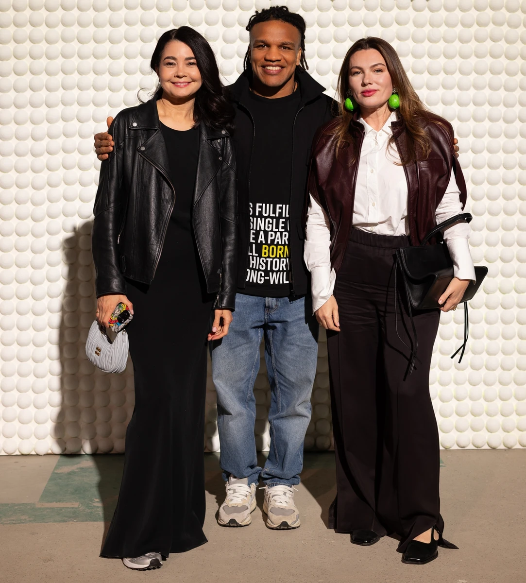 Севгіль Мусаєва, Жан Беленюк і Тамара Крючкова на відкритті падел-клубу Світоліної