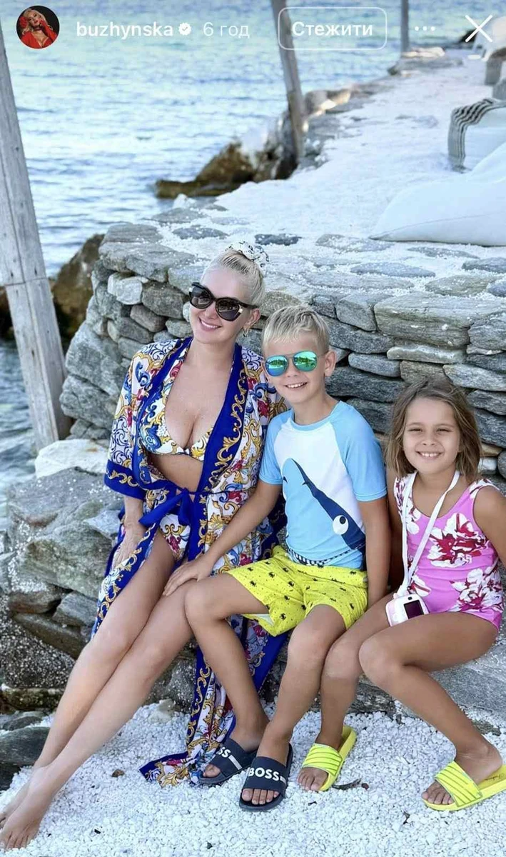 Катерина Бужинська та її двійня