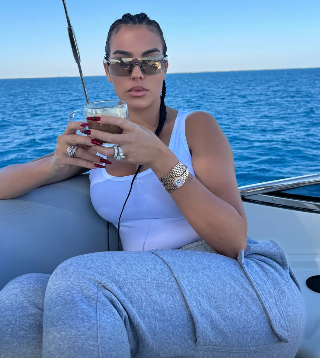 Джорджина Родрігес показала ефектне фото на яхті