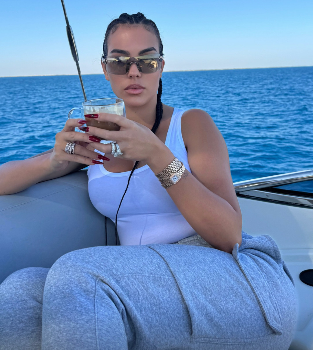Джорджина Родрігес показала ефектне фото на яхті