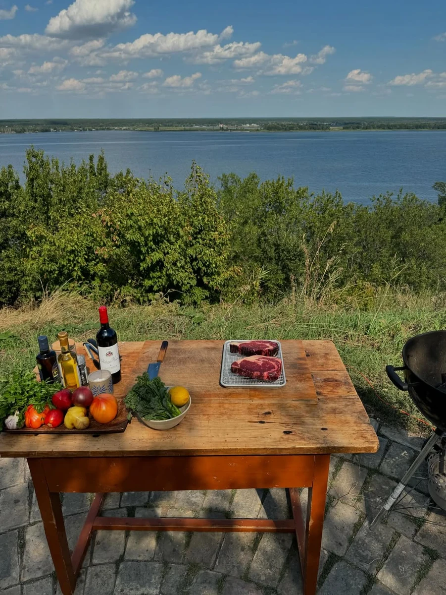 Були і красиві частування просто неба