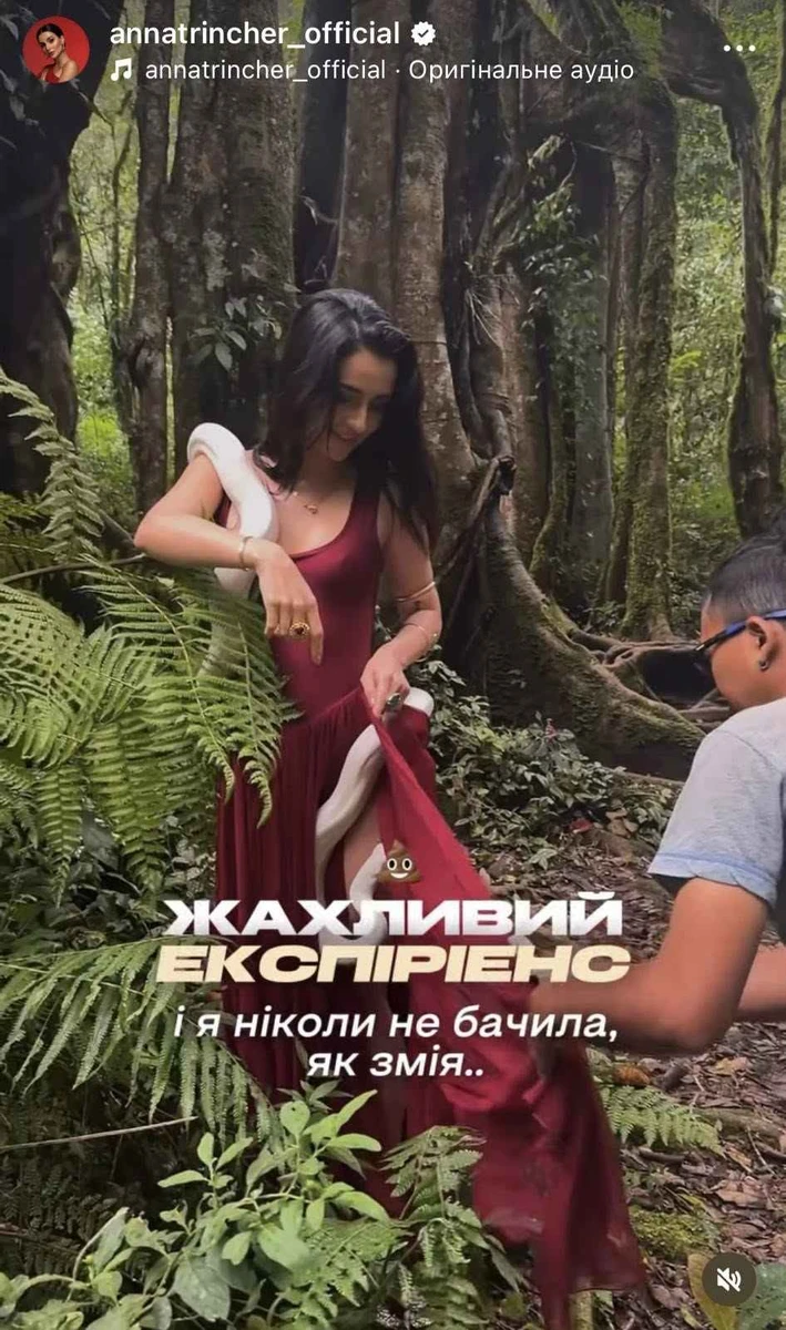 Анна Трінчер в інстаграм