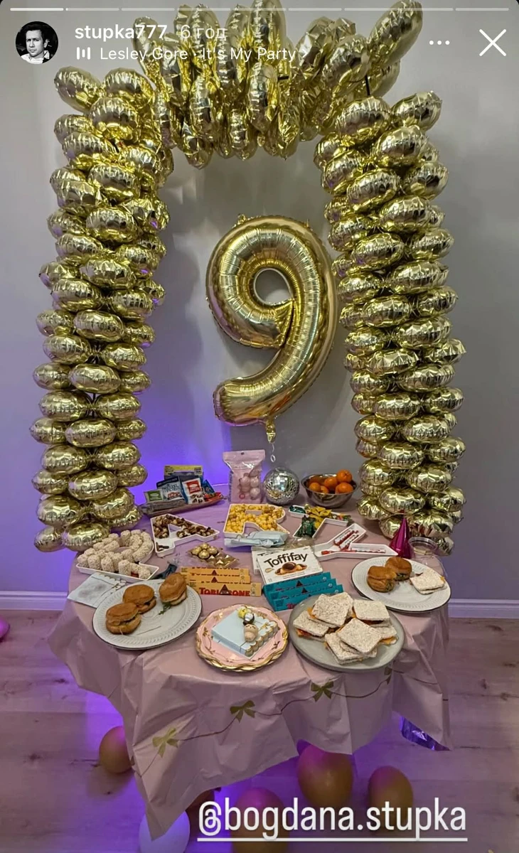 Дмитро Ступка показав святкування 9-річчя дочки