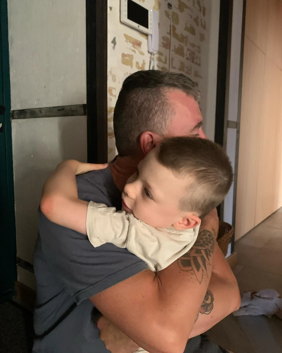 Чоловік Гапчинської разом з сином