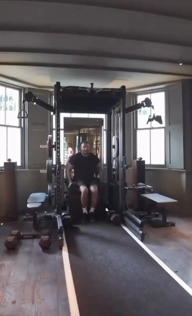 Девід Бекхем показався на тренуванні