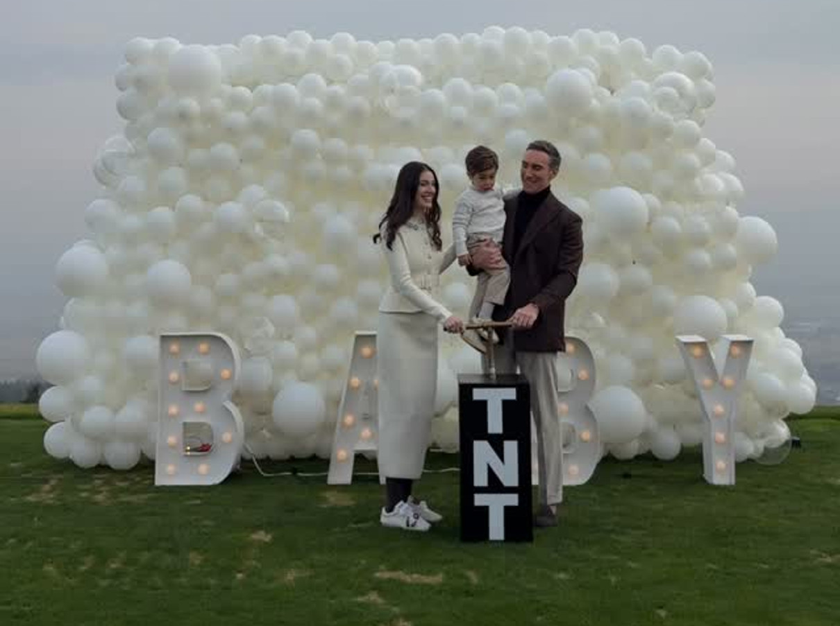 Іраклі Макацарія з дружиною та сином