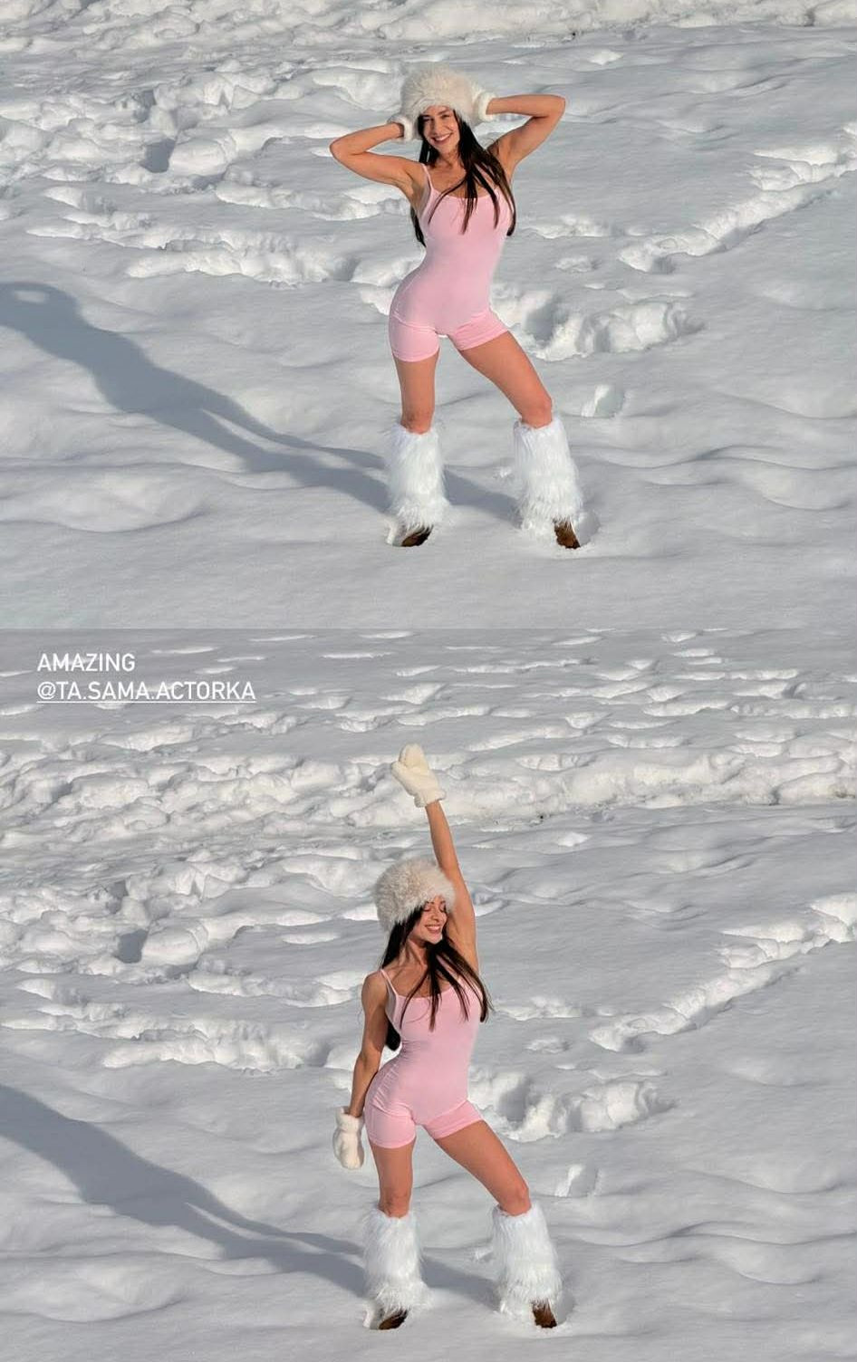 Джозефін Джексон в снігу