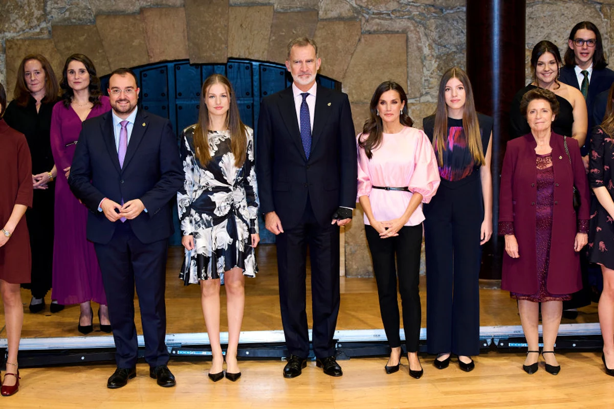 Разом з принцесами та королевою був і король Феліпе