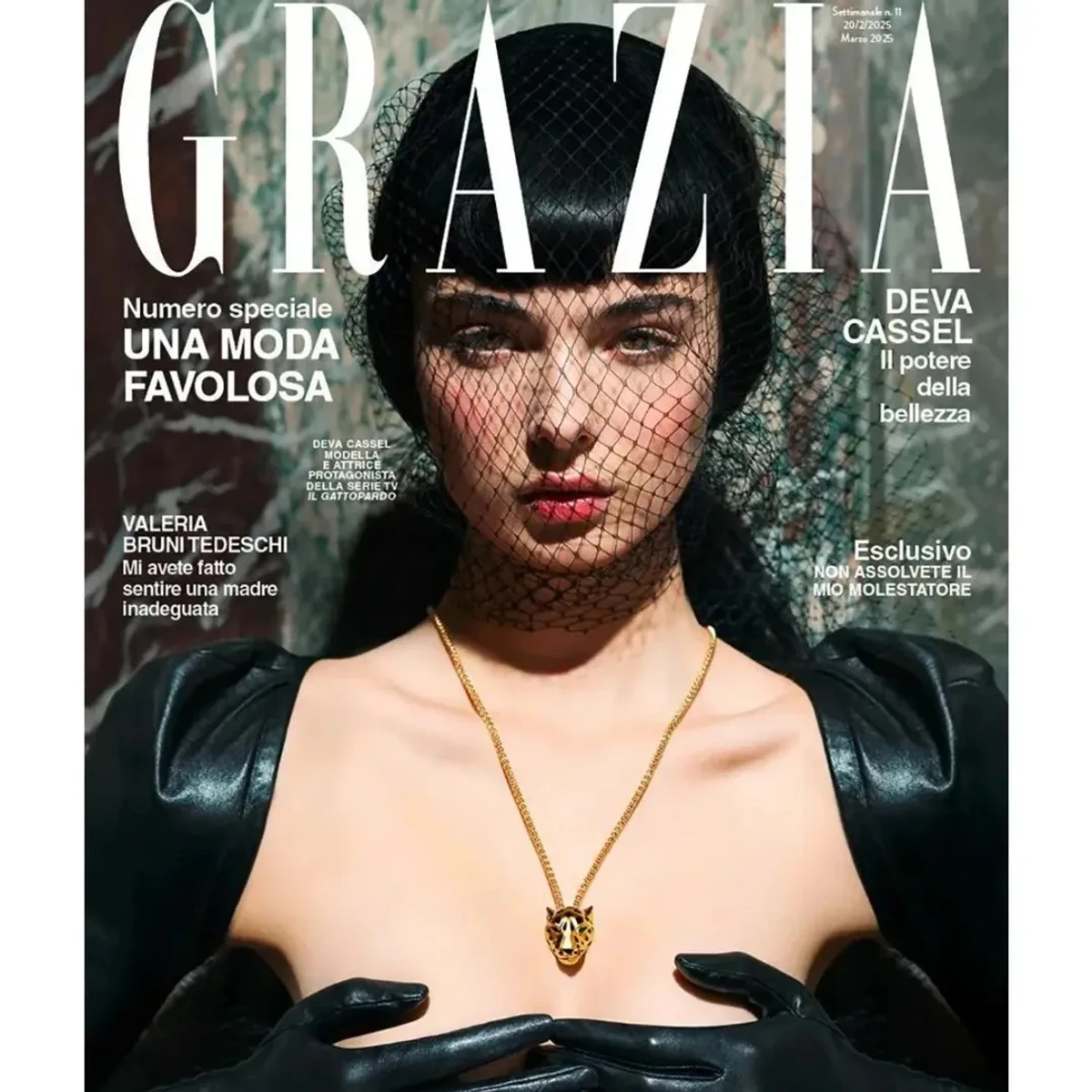 Дева Кассель з'явилась у шкіряному вбранні на обкладинці