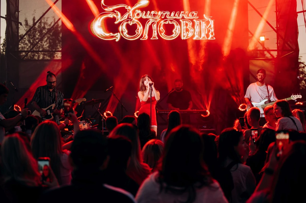 Христина Соловій не встигла доспівати свою програму через повітряну тривогу 