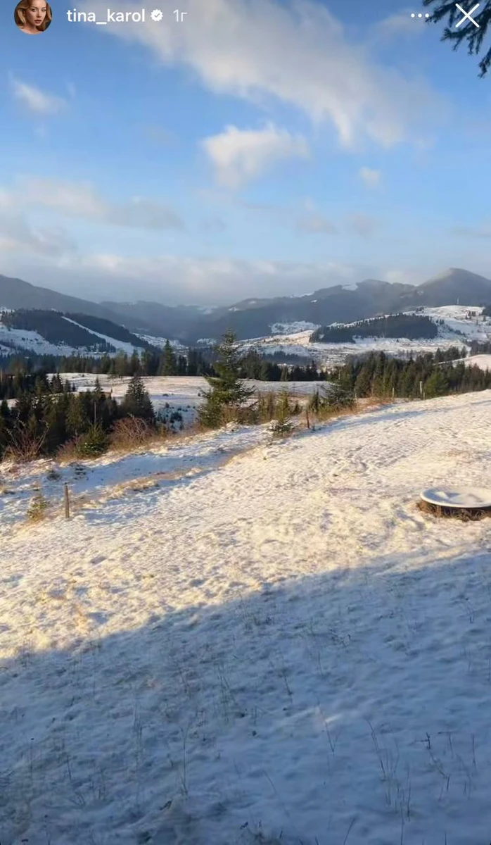 Співачка помилувалася краєвидами
