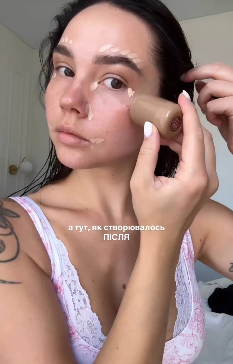 Татарінцева скульптурує обличчя - фото