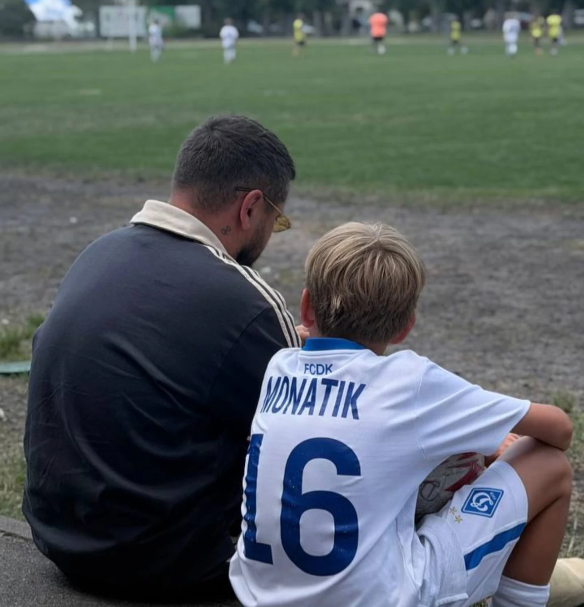 Дмитро Монатік підтримав сина під час його футбольного матчу
